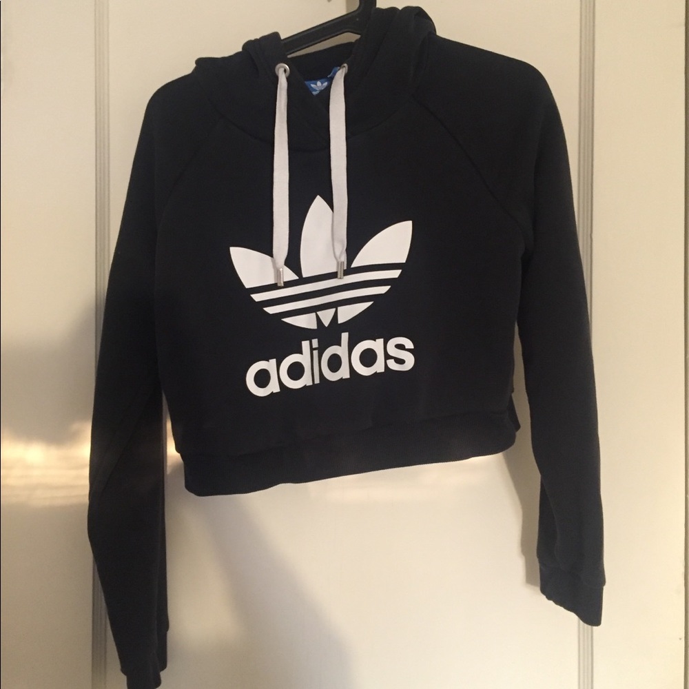 Cropped Adidas Hoodie